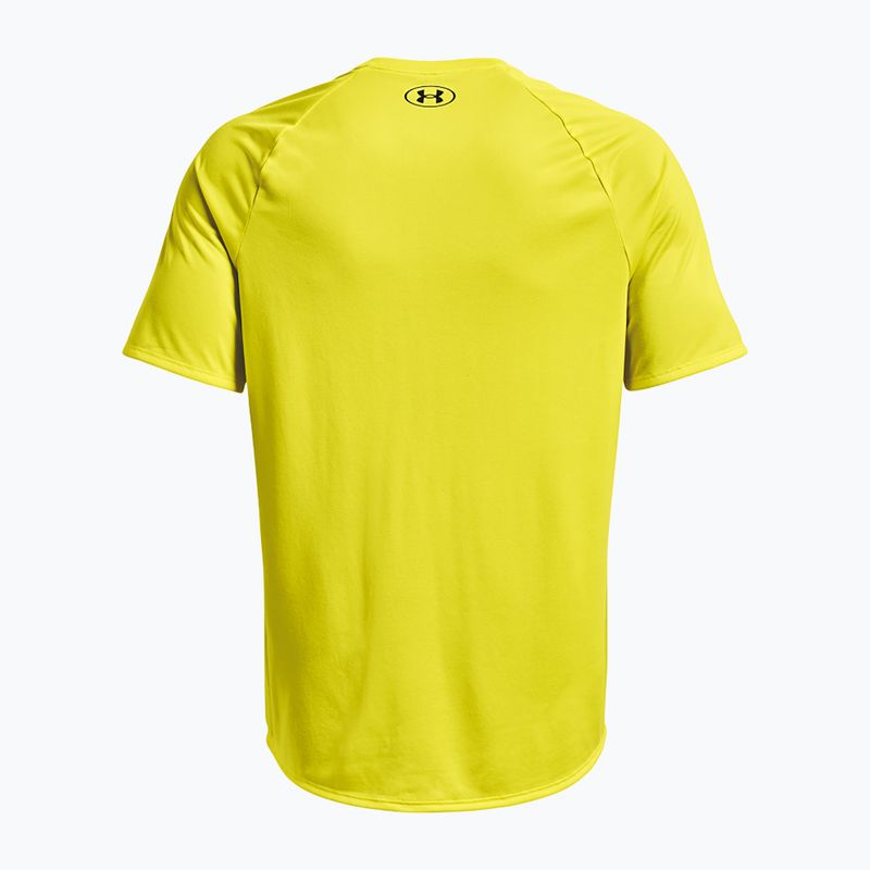 Футболка тренувальна чоловіча Under Armour Tech 2.0 SS жовта 1326413-799 6