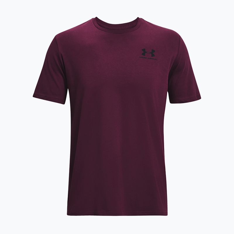 Футболка чоловіча Under Armour Sportstyle Left Chest purple stone/black 5