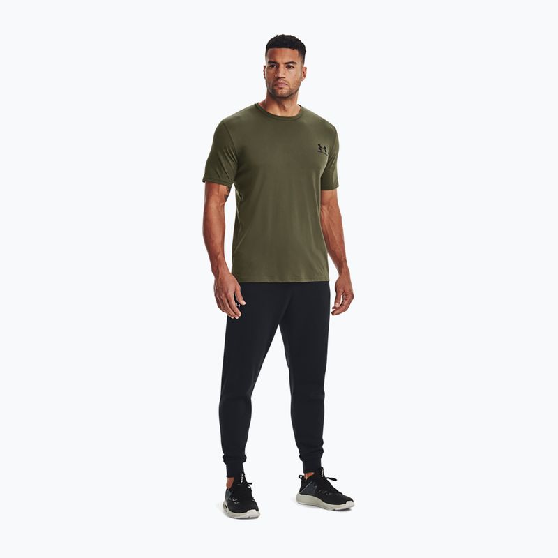 Футболка чоловіча Under Armour Sportstyle Left Chest marine green/black 2