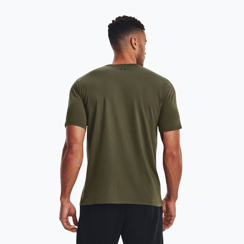 Футболка чоловіча Under Armour Sportstyle Left Chest marine green/black 3