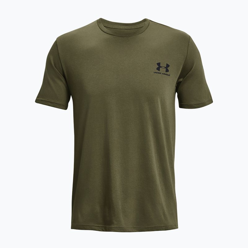Футболка чоловіча Under Armour Sportstyle Left Chest marine green/black 4