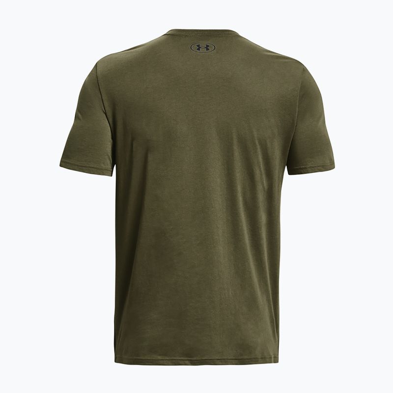 Футболка чоловіча Under Armour Sportstyle Left Chest marine green/black 5