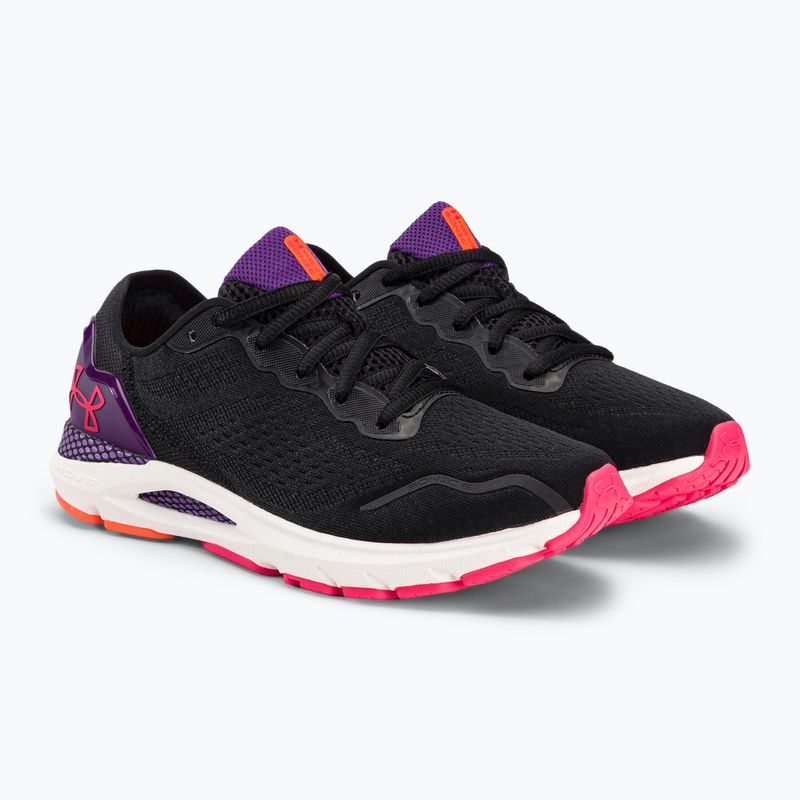 Кросівки для бігу жіночі Under Armour Hovr Sonic 6 black / galaxy purple / pink shock 3026128 4