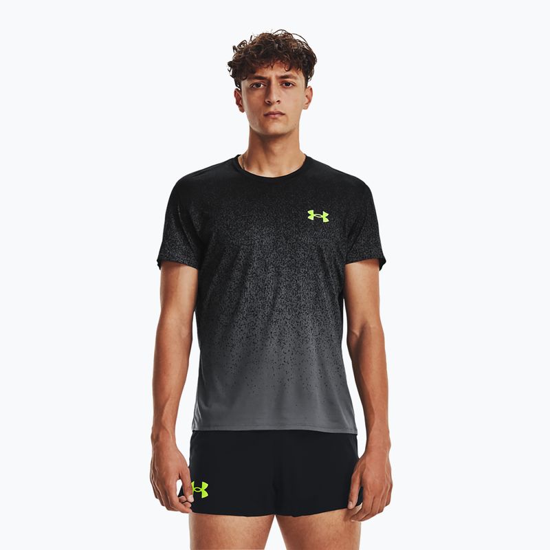 Футболка для бігу чоловіча Under Armour Pro Elite чорно-сіра 1378403