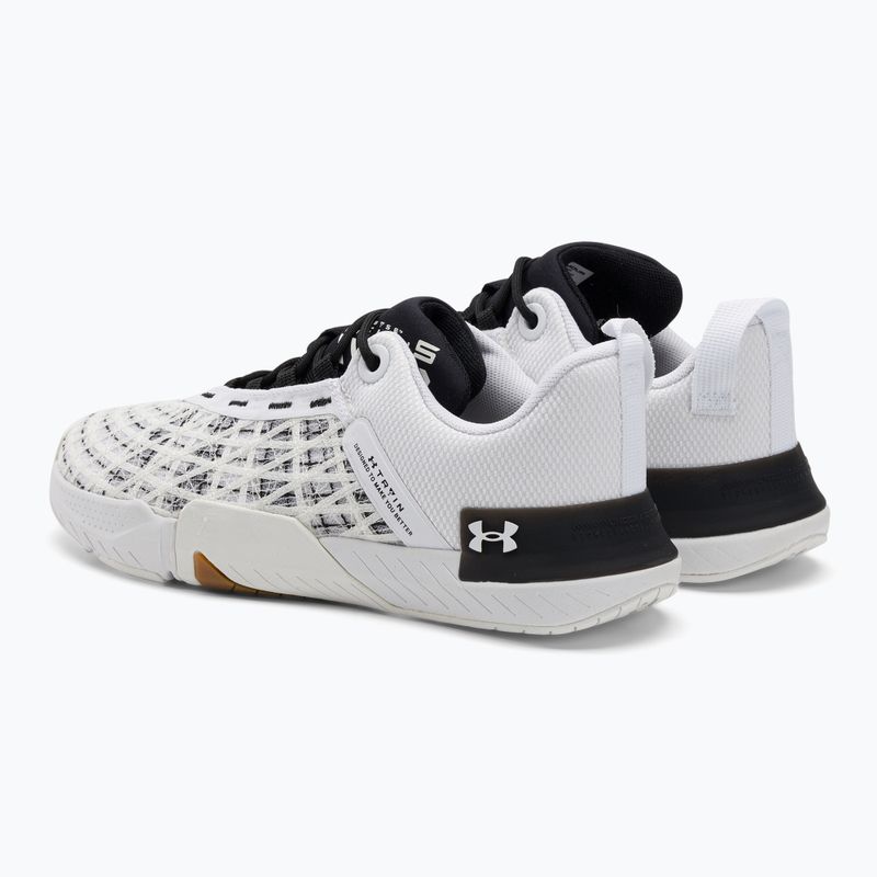 Чоловічі тренувальні кросівки Under Armour Tribase Reign 5 білі/чорні/білі 3