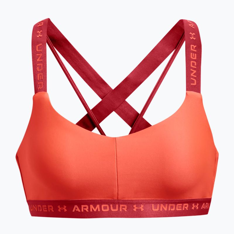Бюстгальтер спортивний Under Armour Crossback Low помаранчевий 1361033-877 3