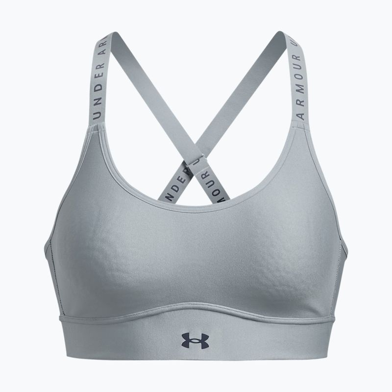 Бюстгальтер спортивний Under Armour Infinity Covered Mid сірий 1363353-465