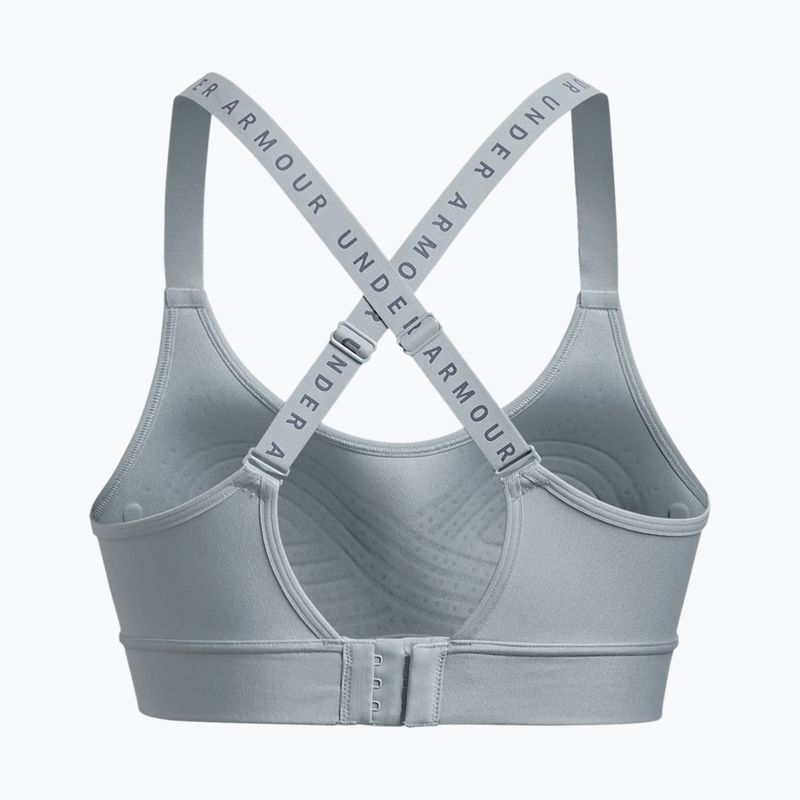 Бюстгальтер спортивний Under Armour Infinity Covered Mid сірий 1363353-465 2