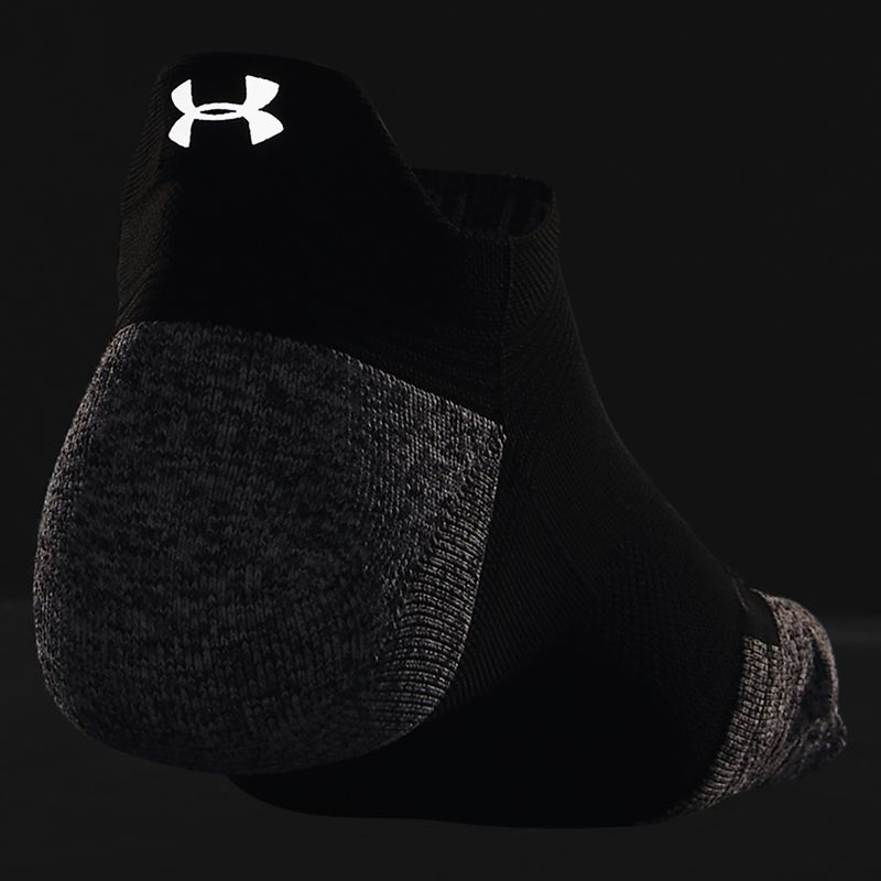 Шкарпетки для тренувань Under Armour Ad Run Cushion 1Pk NS Tab black/pitch gray/reflective 2