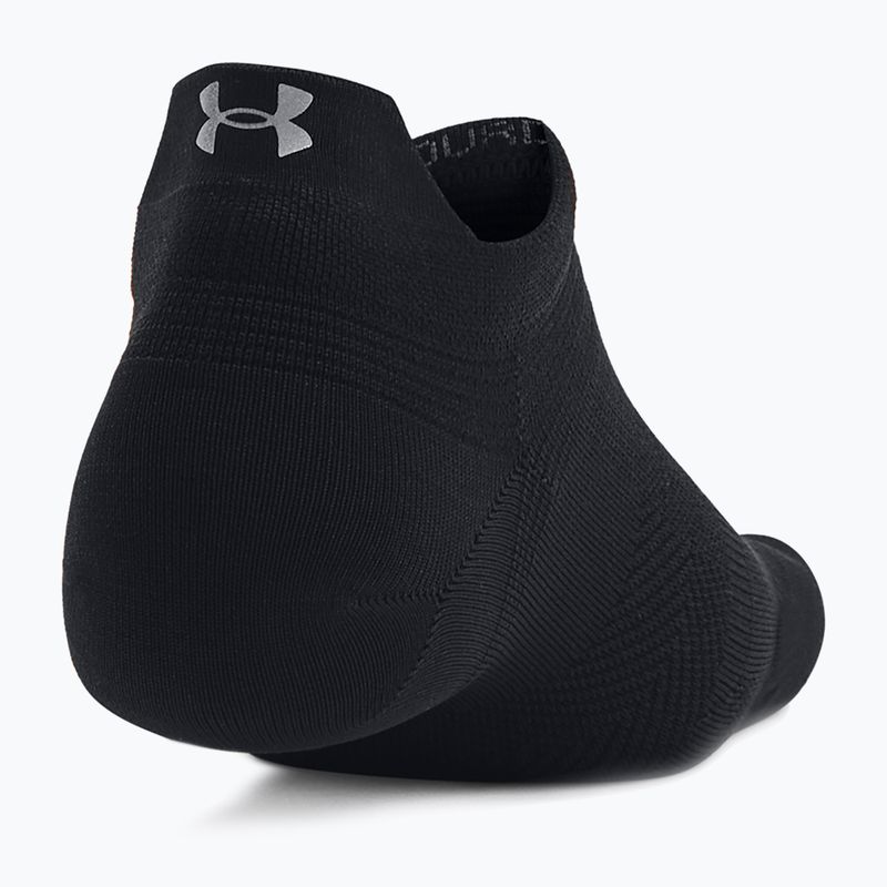 Шкарпетки для бігу Under Armour Ad Run Lite 2Pk Ns Tab чорні 1376077 4
