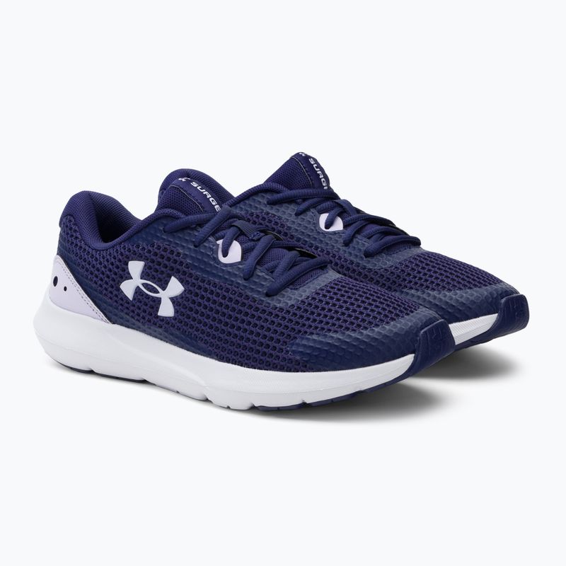 Кросівки для бігу жіночі Under Armour Surge 3 синьо-фіолетові 3024894 4