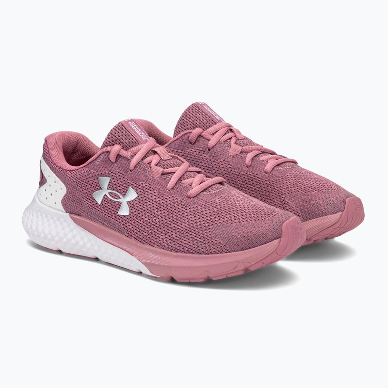 Кросівки для бігу жіночі Under Armour W Charged Rogue 3 Knit рожеві 3026147 4