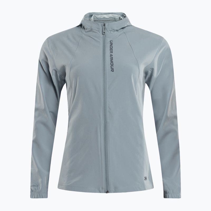 Куртка для бігу жіноча Under Armour Outrun The Storm блакитна 1377043