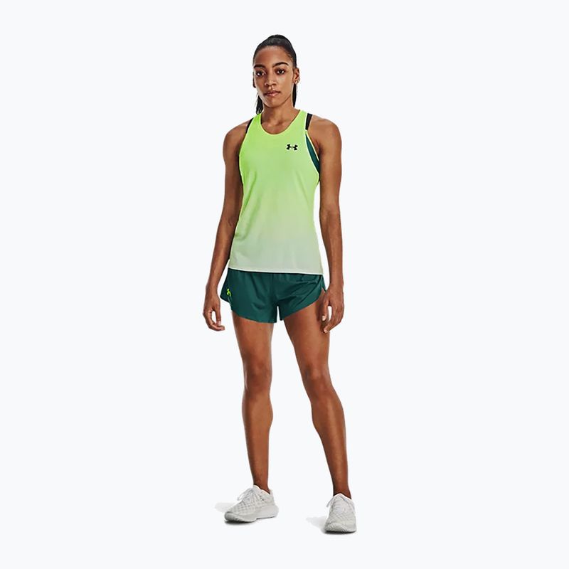Майка для бігу жіноча Under Armour Rush Cicada Singlet жовта 1378404 2