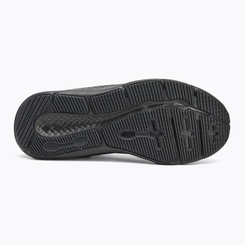 Кросівки для бігу жіночі Under Armour Charged Pursuit 3 black/black/metallic silver 4