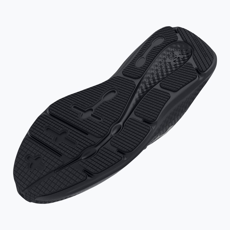 Кросівки для бігу жіночі Under Armour Charged Pursuit 3 black/black/metallic silver 11