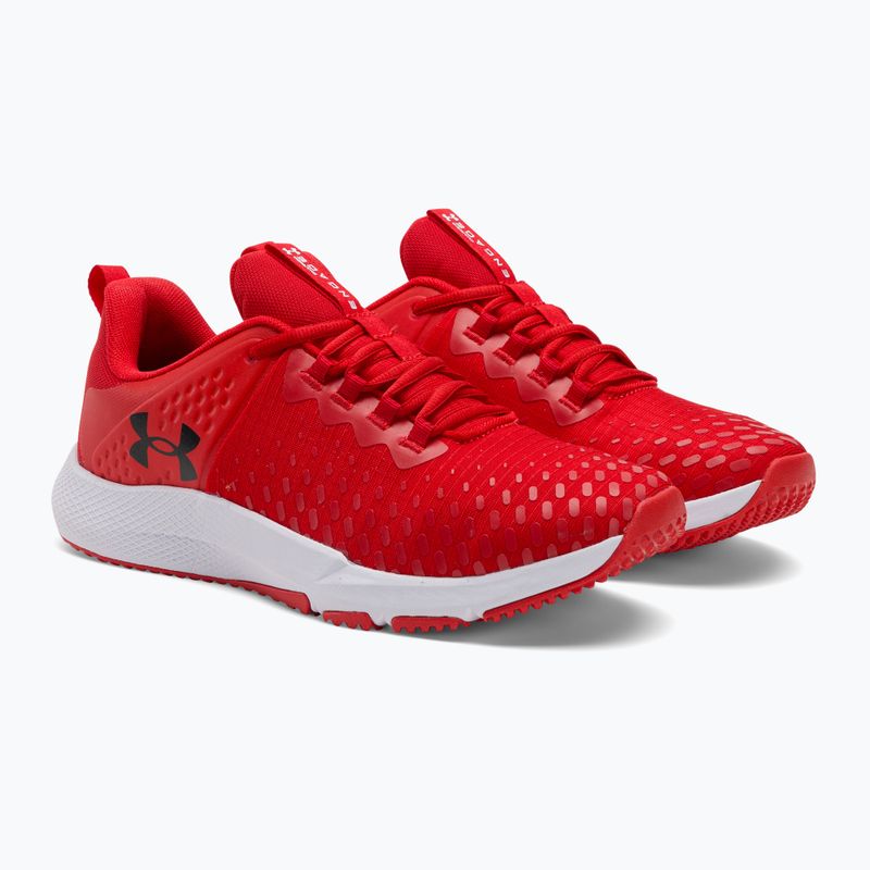 Чоловічі тренувальні кросівки Under Armour Charged Engage 2 червоний/чорний/чорний 4