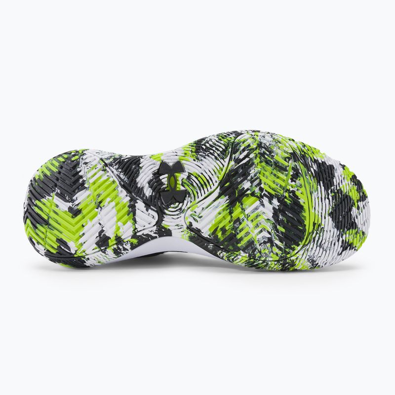 Кросівки для баскетболу дитячі Under Armour GS Jet '21 чорно-зелені 3024794 5