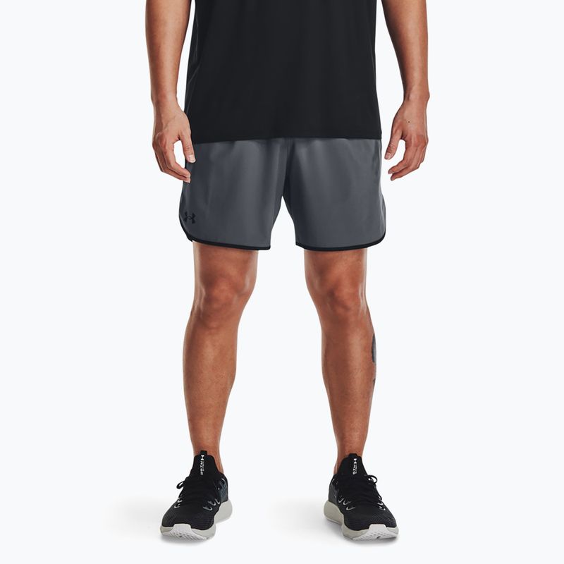 Шорти для тренувань чоловічі Under Armour Hiit Woven сірі 1377027
