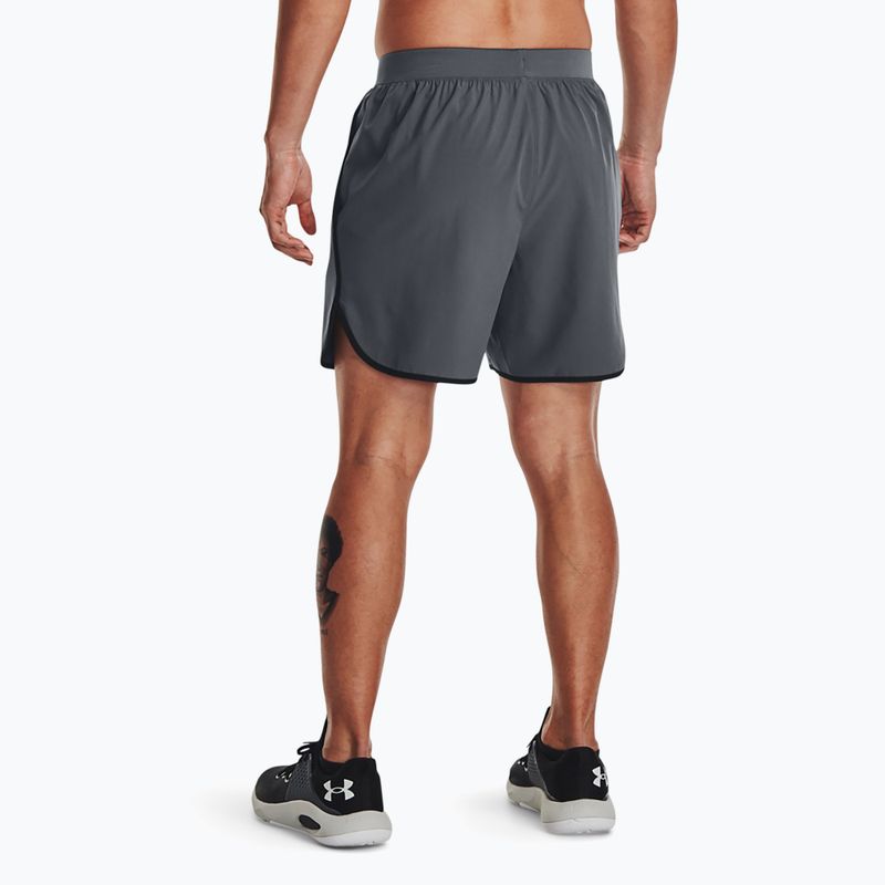 Шорти для тренувань чоловічі Under Armour Hiit Woven сірі 1377027 3