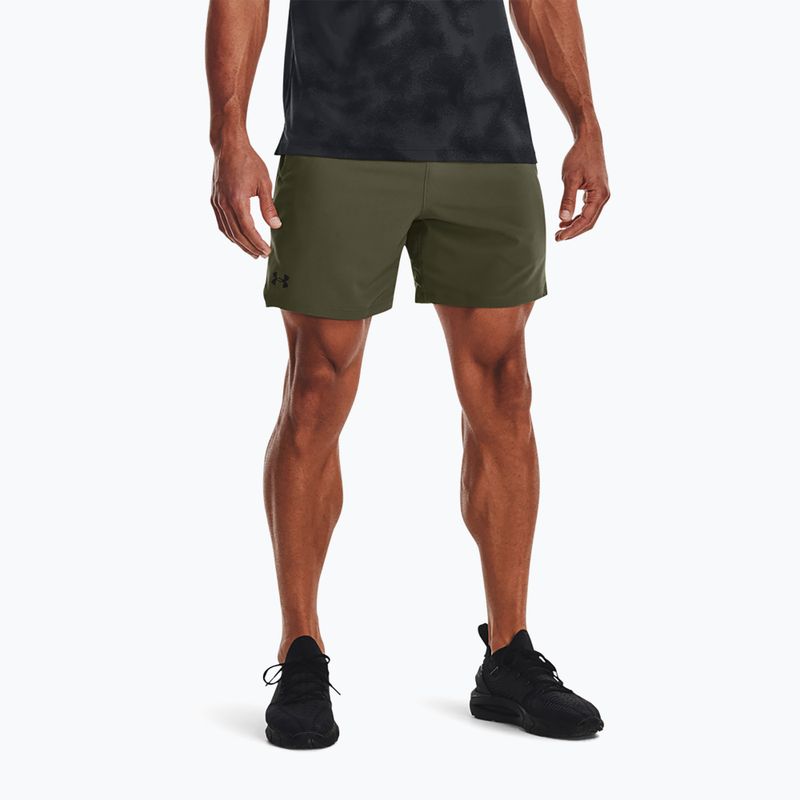 Чоловічі тренувальні шорти Under Armour UA Vanish Woven 6in navy від green/black