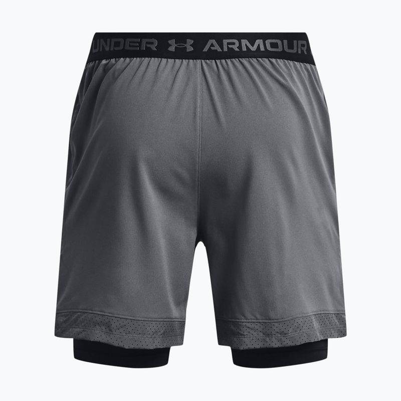 Шорти для тренувань чоловічі Under Armour Vanish Woven 2in1 сірі 1373764 2