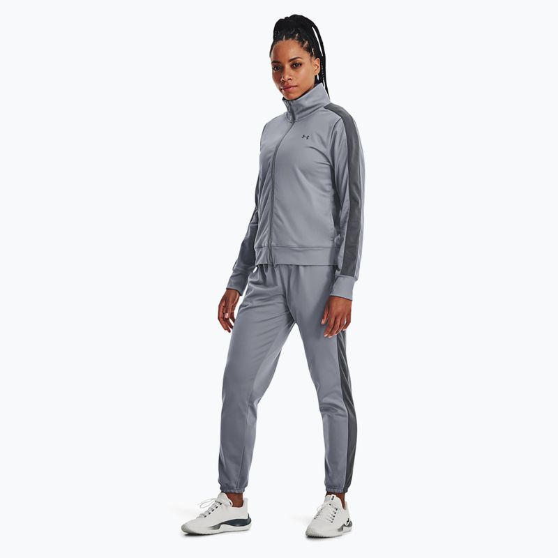 Костюм спортивний жіночий Under Armour Tricot steel/pitch gray/black