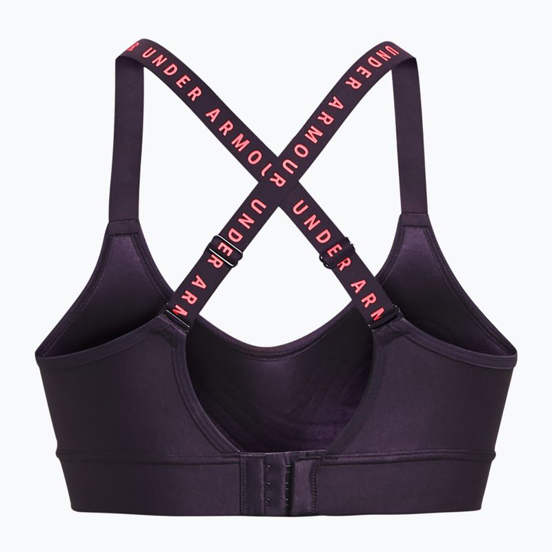 Бюстгальтер спортивний Under Armour Infinity Covered Mid фіолетовий 1363353-541 4