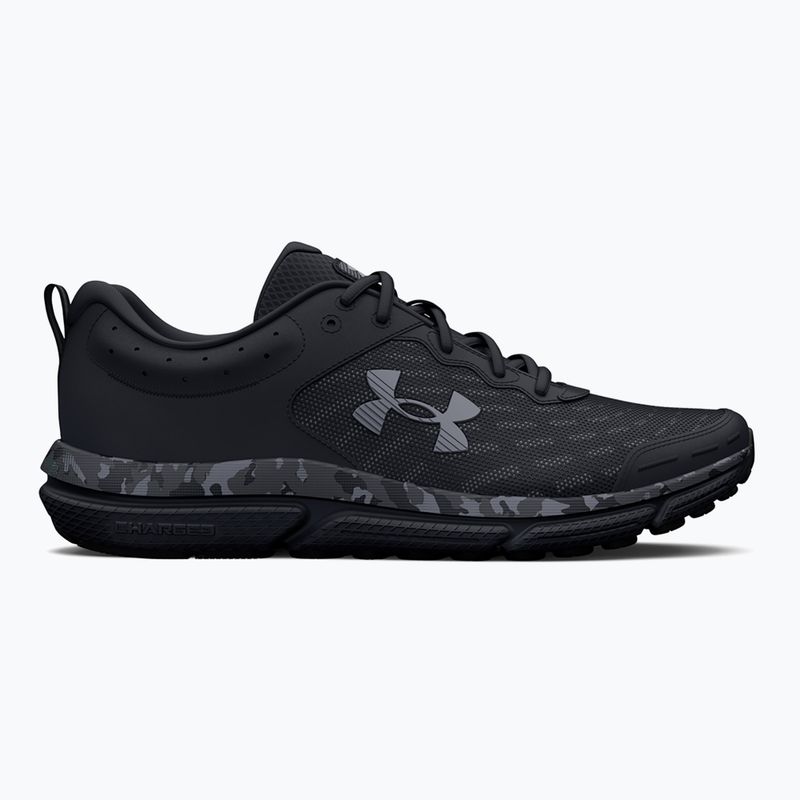 Кросівки для бігу чоловічі Under Armour Charged Assert 10 Camo black/black/pitch gray