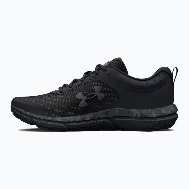 Кросівки для бігу чоловічі Under Armour Charged Assert 10 Camo black/black/pitch gray 2