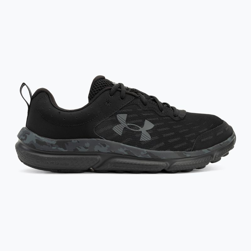 Кросівки для бігу чоловічі Under Armour Charged Assert 10 Camo black/black/pitch gray 2