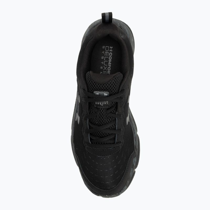 Кросівки для бігу чоловічі Under Armour Charged Assert 10 Camo black/black/pitch gray 5