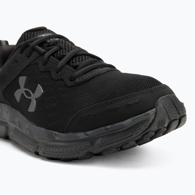 Кросівки для бігу чоловічі Under Armour Charged Assert 10 Camo black/black/pitch gray 7