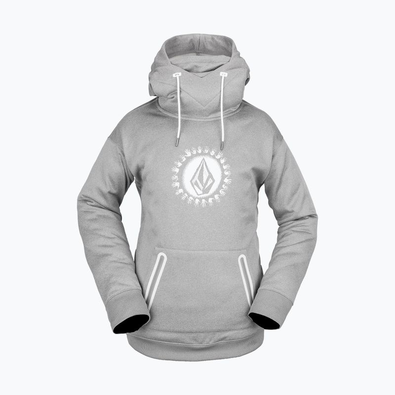Кофта сноубордична жіноча Volcom Spring Shred Hoody сіра H4152303 7