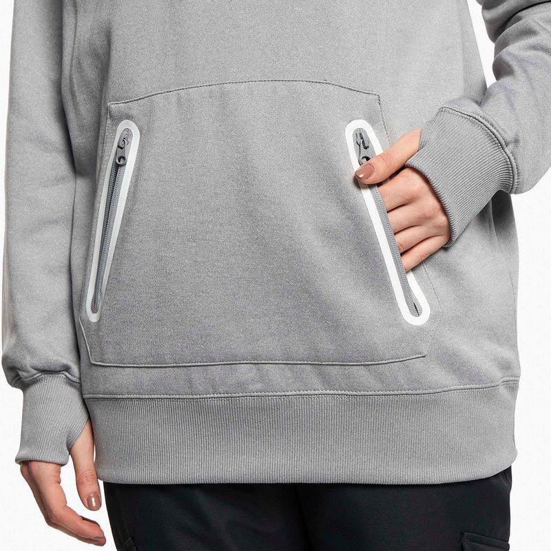 Кофта сноубордична жіноча Volcom Spring Shred Hoody сіра H4152303 6