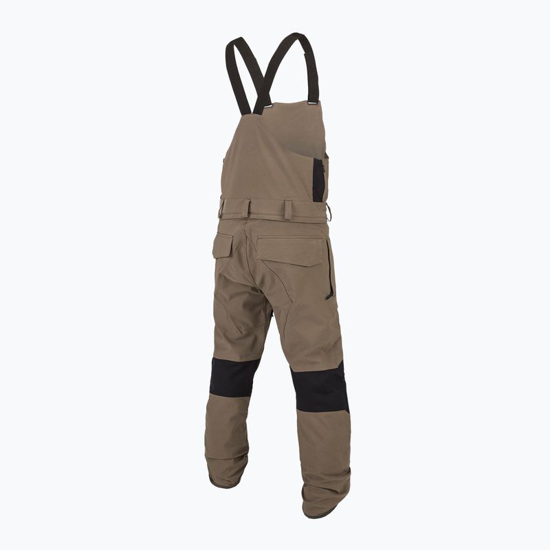Штани сноубордичні чоловічі Volcom Roan Bib Overall teak 2