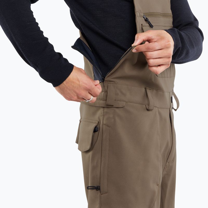 Штани сноубордичні чоловічі Volcom Roan Bib Overall teak 5