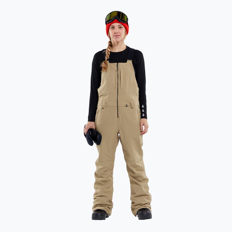 Штани сноубордичні жіночі Volcom Swift Bib Overall khaki