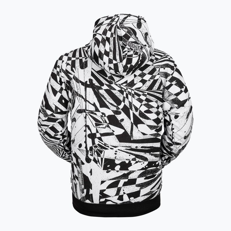 Кофта сноубордична чоловіча Volcom Hydro Riding Hoodie black/white 6