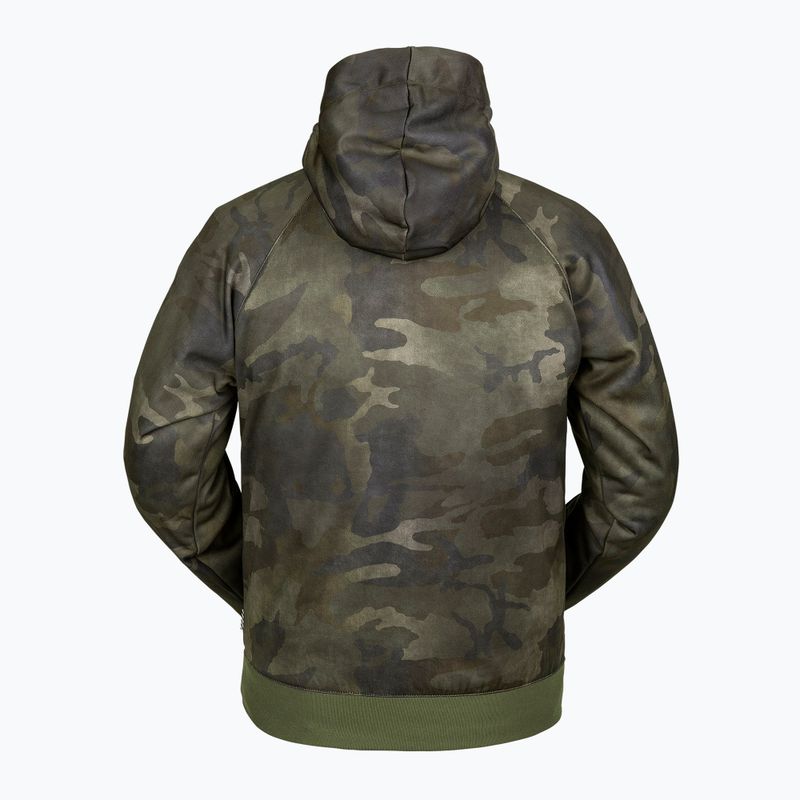 Кофта сноубордична чоловіча Volcom Hydro Riding Hoodie cloudwash camo 2
