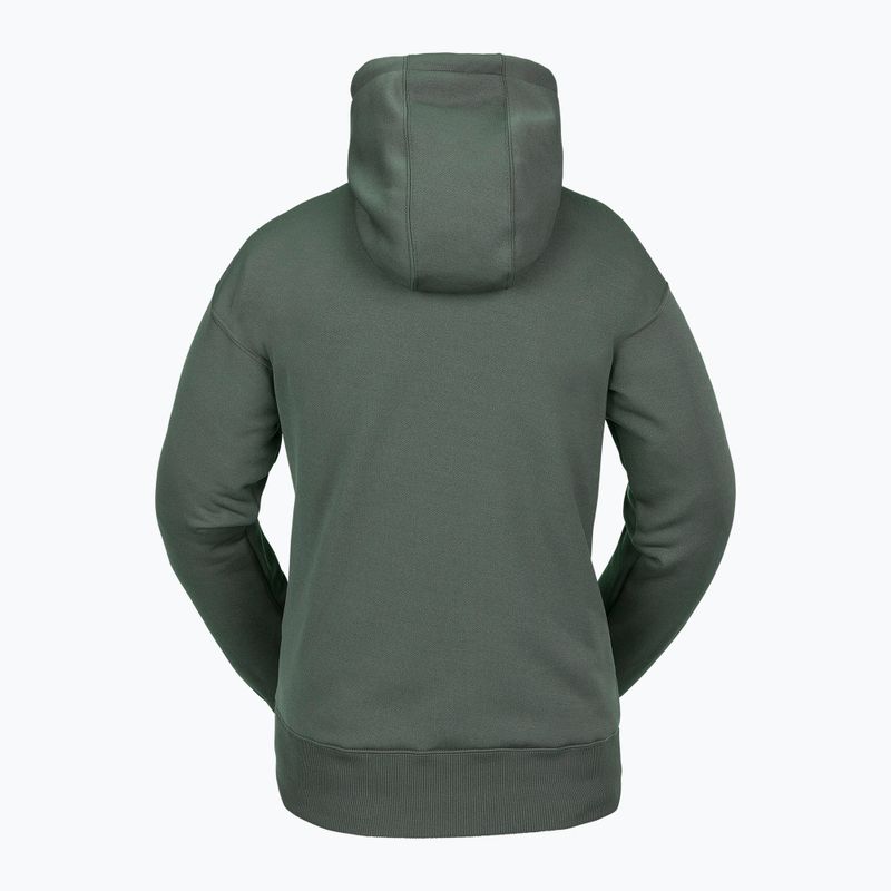 Кофта сноубордична жіноча Volcom Core Hydro Hoodie eucalyptus 5