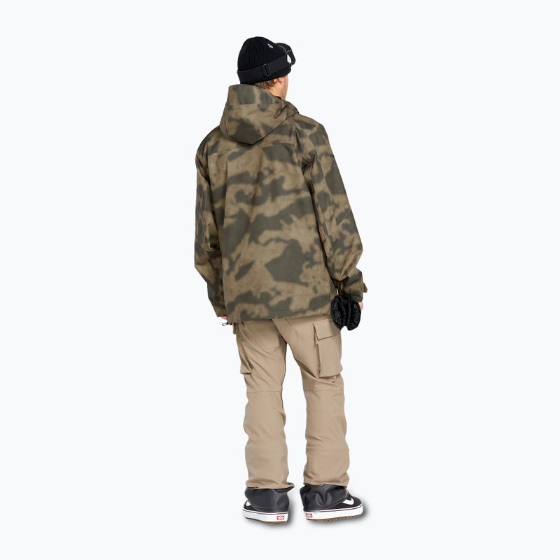 Куртка сноубордична чоловіча  Volcom Brighton Pullover camouflage 3