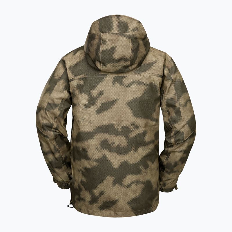 Куртка сноубордична чоловіча  Volcom Brighton Pullover camouflage 9