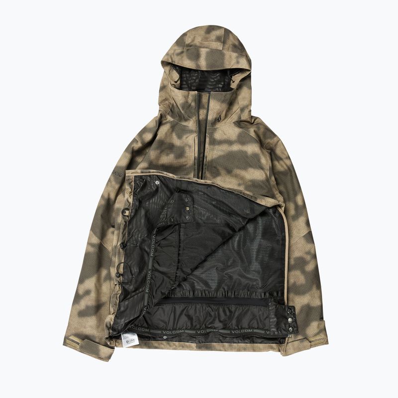 Куртка сноубордична чоловіча  Volcom Brighton Pullover camouflage 10