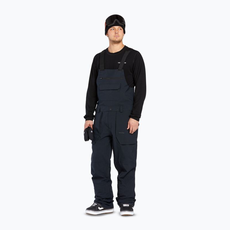 Штани сноубордичні чоловічі Volcom Roan Bib Overall black