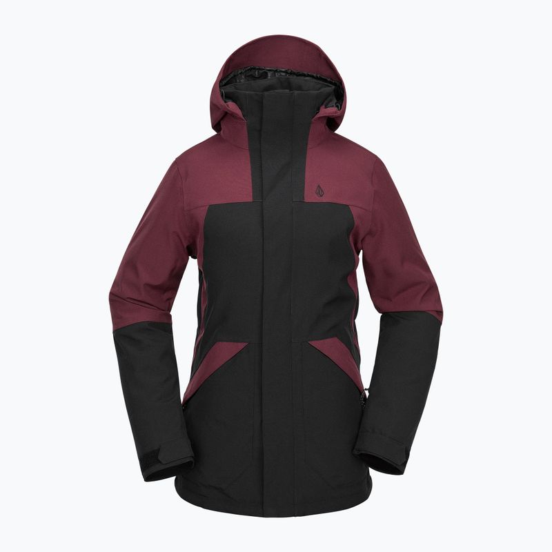 Куртка сноубордична жіноча Volcom Shelter 3D Stretch burgundy 8