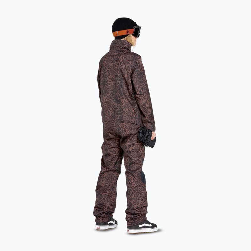 Комбінезон сноубордичний жіночий Volcom Shiloh Snow leopard 4