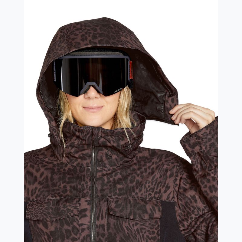 Комбінезон сноубордичний жіночий Volcom Shiloh Snow leopard 6