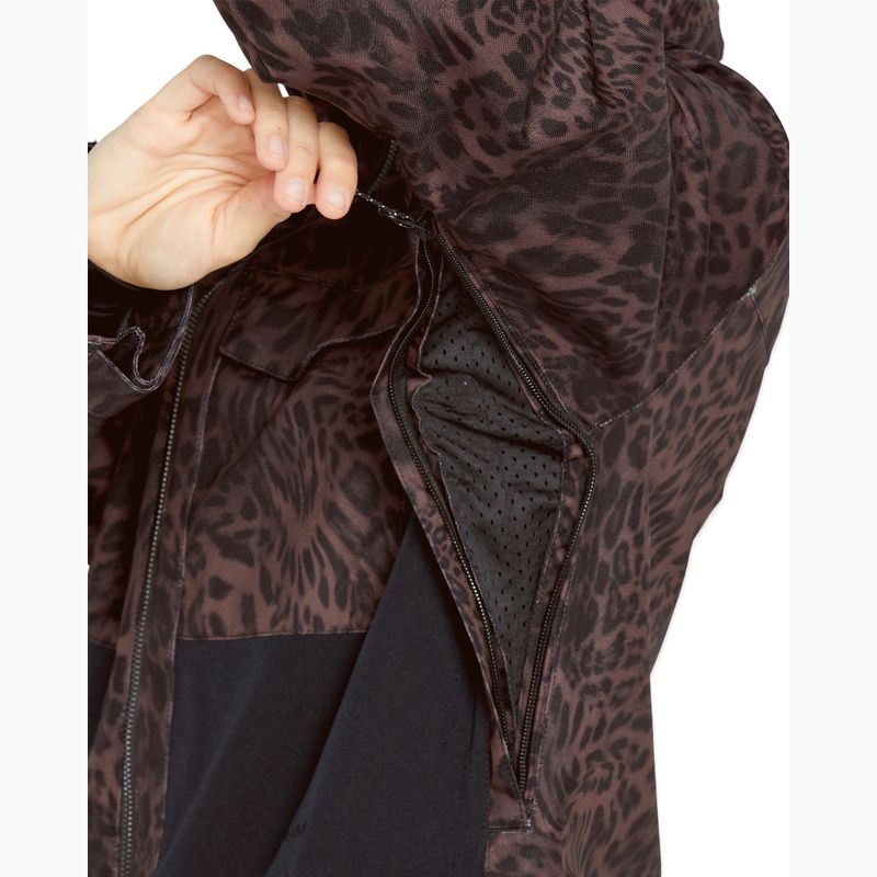 Комбінезон сноубордичний жіночий Volcom Shiloh Snow leopard 7