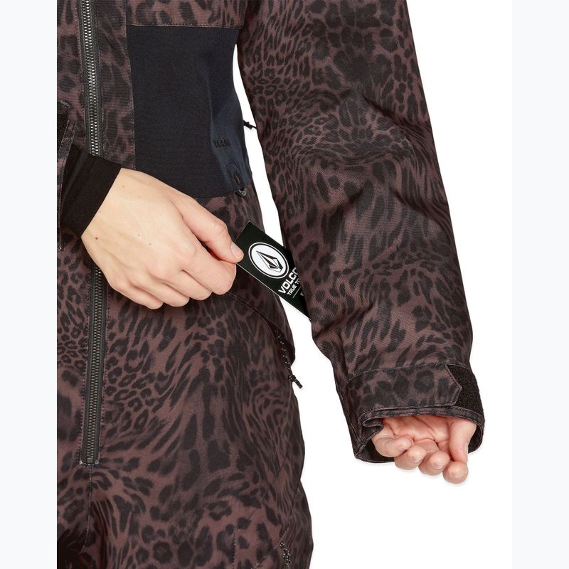 Комбінезон сноубордичний жіночий Volcom Shiloh Snow leopard 8